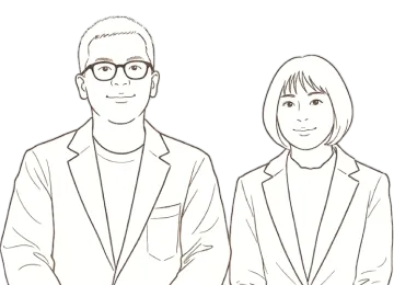 夫婦のイラスト